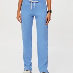 FIGS Kate scrub pants CEIL BLUE
